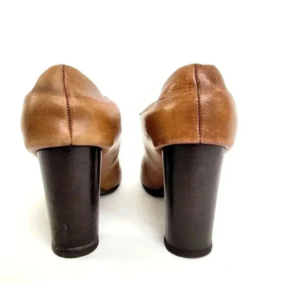 Fortress of Inca Open Toe Chunky Heel Boots - 8 - Picture 8 of 11